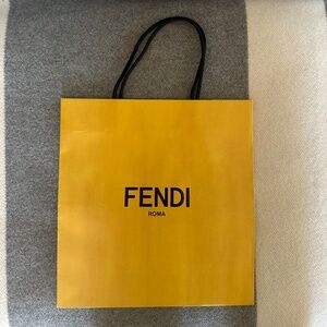 Fendi - yellow gift bag